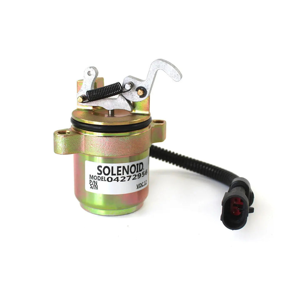 04272956 6686715 Fuel Shut Off Stop Solenoid Valve for Deutz BF4M2011 BF4M2012 Excavator