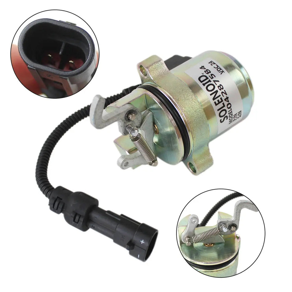 Topsealkit 04287584 fuel shut-off solenoid, for Deutz 1011 2011 Excavator - image 2