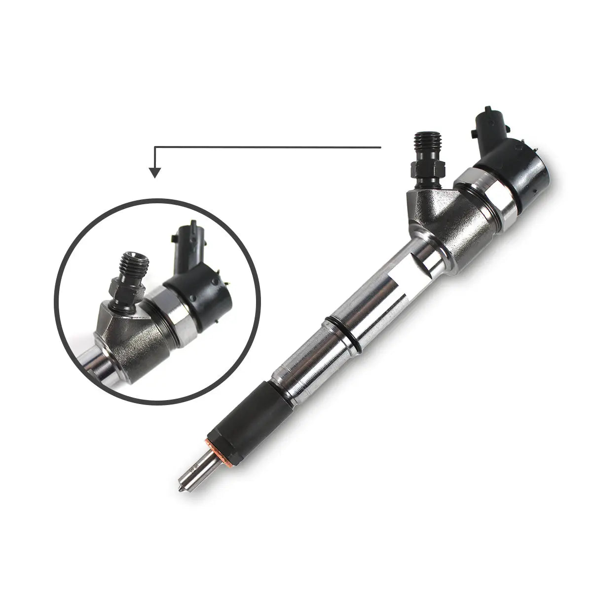 0445110457 Common Rail Injector Compatible with Case New Holland Iveco John Deere 3.4 Diesel