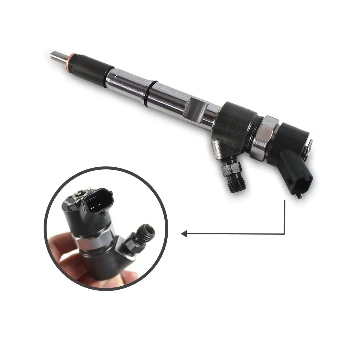 0445110457 Common Rail Injector Compatible with Case New Holland Iveco John Deere 3.4 Diesel