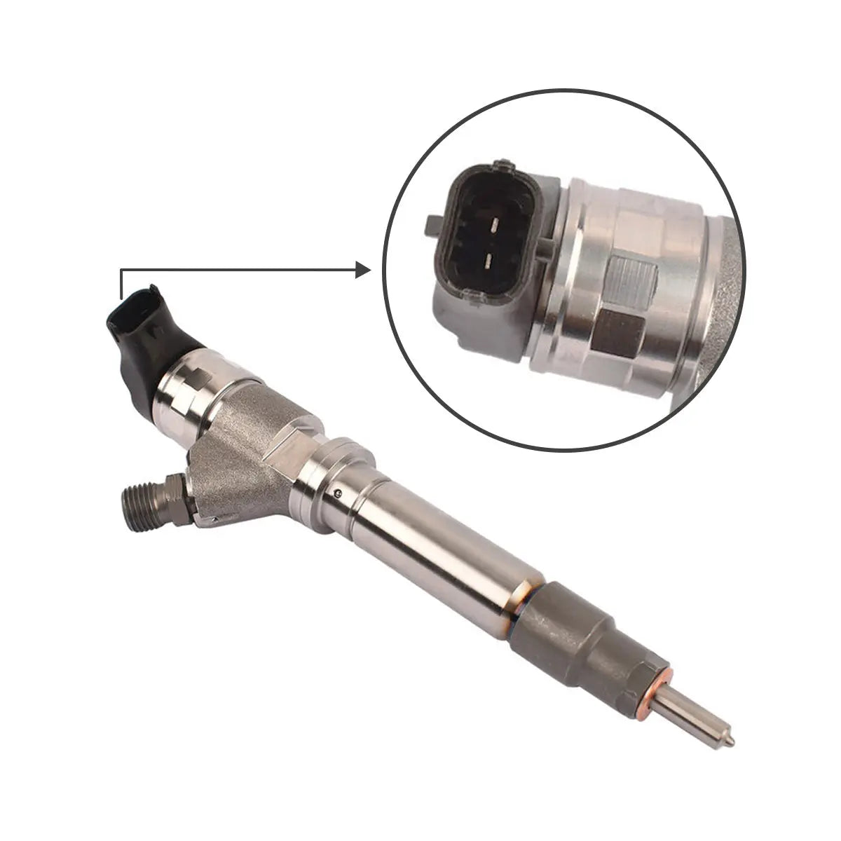 Diesel Fuel Injector 0445120027 0986435504 97780144 97303657 Compatible with 2004.5-2005 Chevy/GMC 2500/3500 Duramax LLY 6.6L