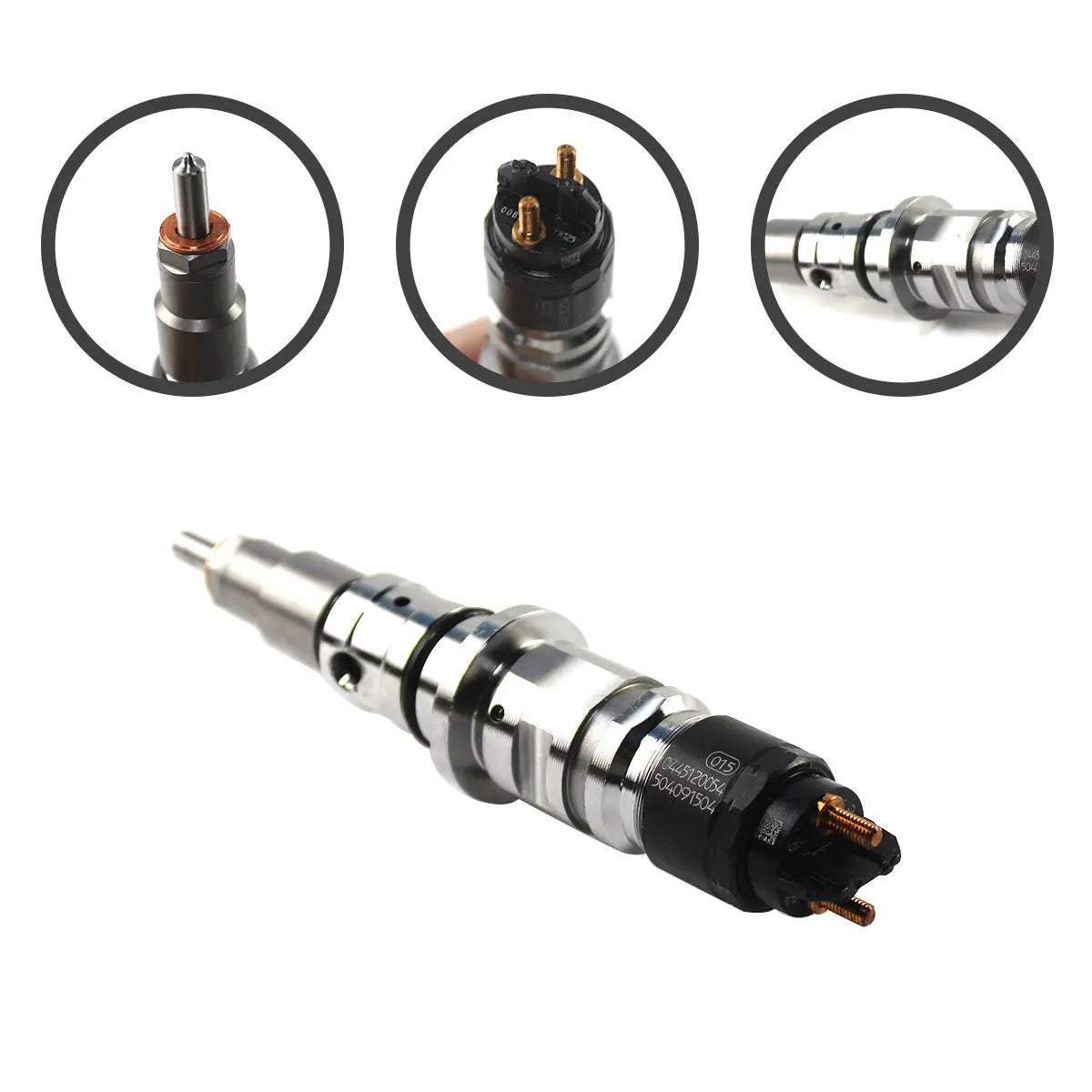 0445120054 2855491 Bosch CRIN2 Common Rail Fuel Injector Compatible with Case and Iveco