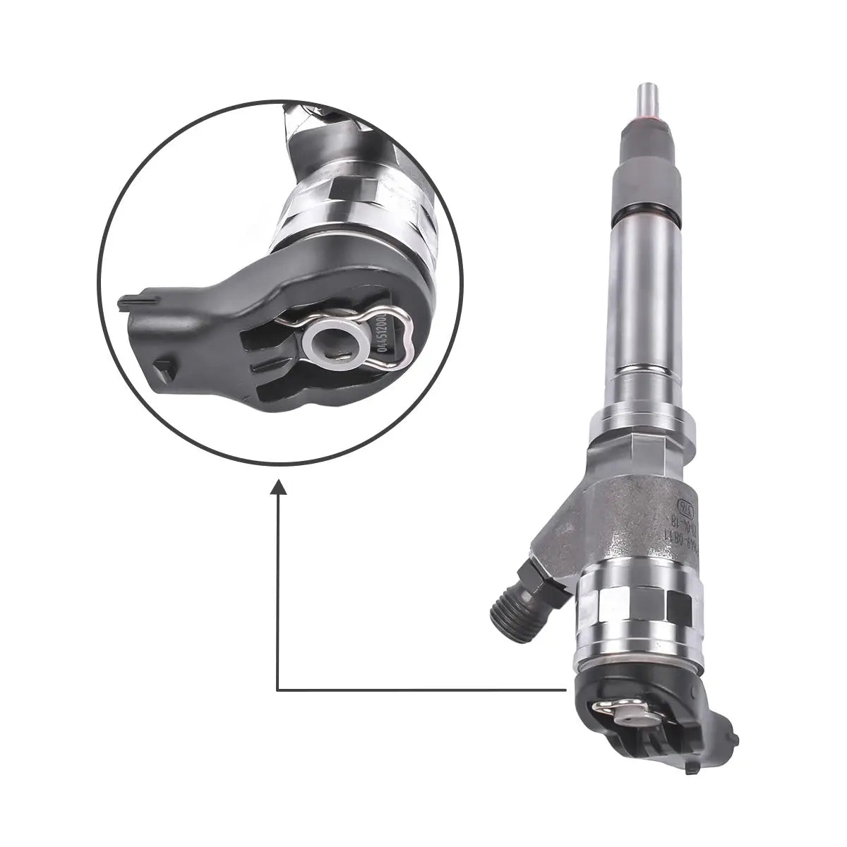 Diesel Fuel Injector 0445120082 0986435520 Compatible with 2007.5-2010 Chevy/GMC 2500/3500 Duramax LMM 6.6L