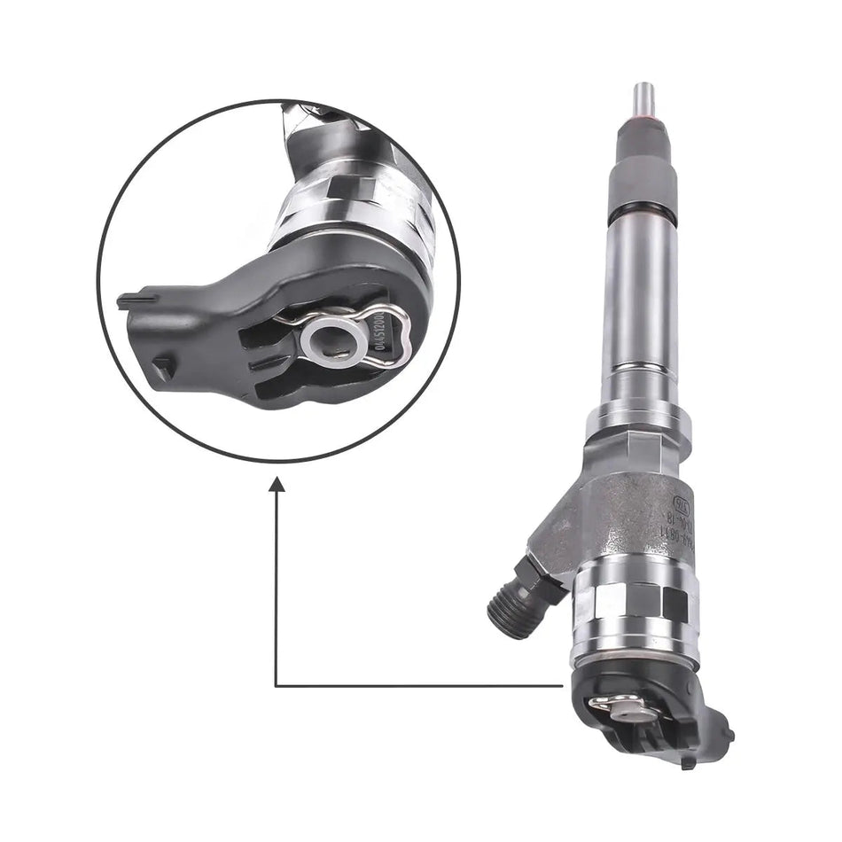 Diesel Fuel Injector 0445120082 0986435520 Compatible with 2007.5-2010 Chevy/GMC 2500/3500 Duramax LMM 6.6L
