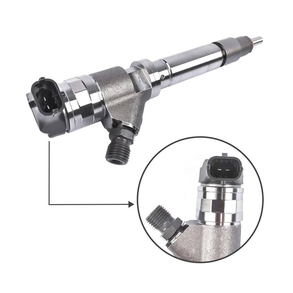 Diesel Fuel Injector 0445120082 0986435520 Compatible with 2007.5-2010 Chevy/GMC 2500/3500 Duramax LMM 6.6L