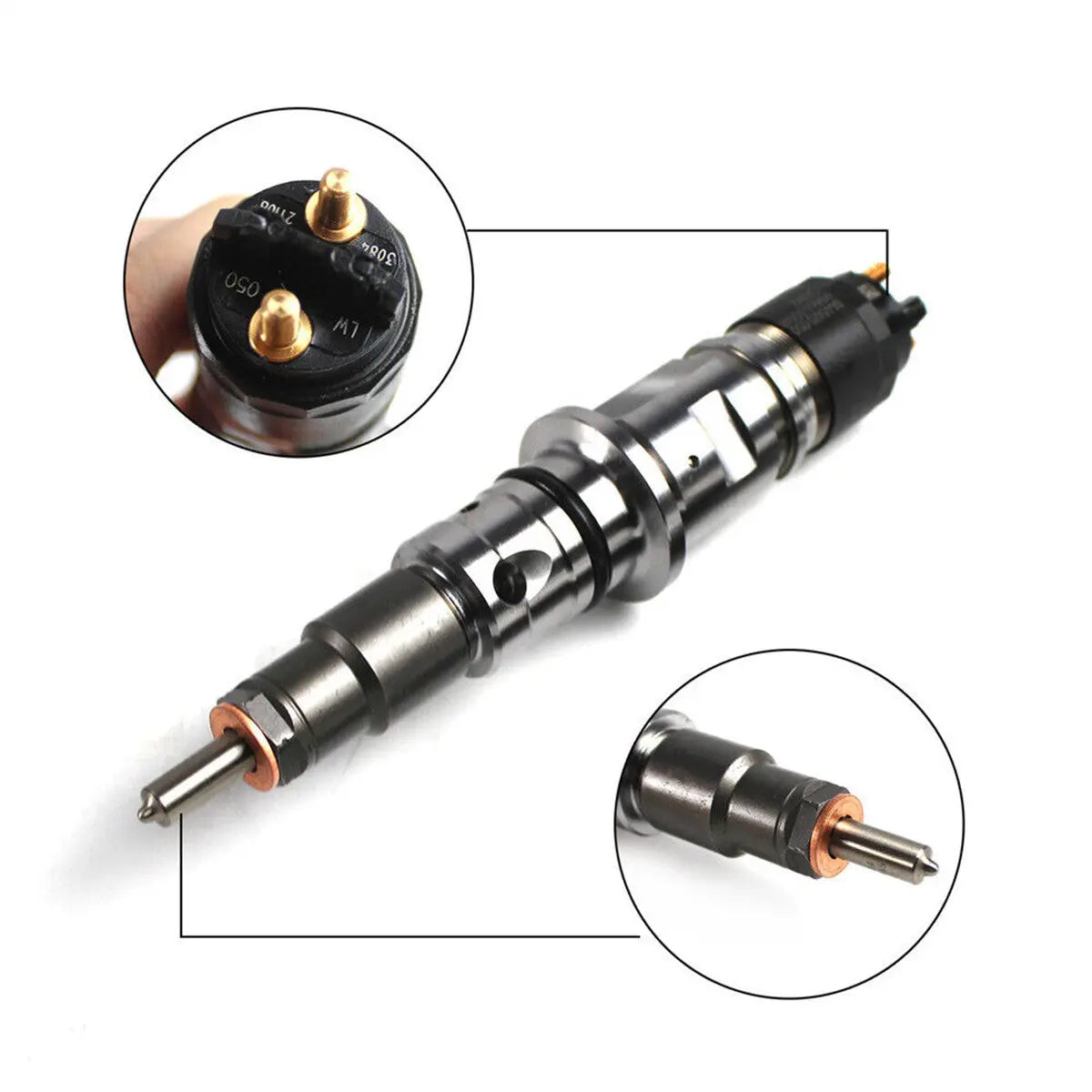 0445120187 0986435573 Diesel Fuel Injector Compatible with 2013-2018 Dodge Cummins 6.7L