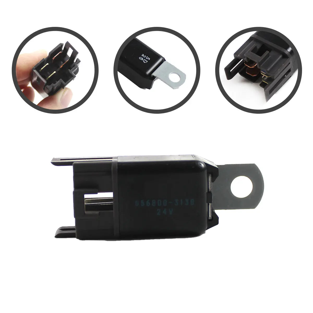 056800-3130 air conditioner relay for Komatsu Excavator - image 4