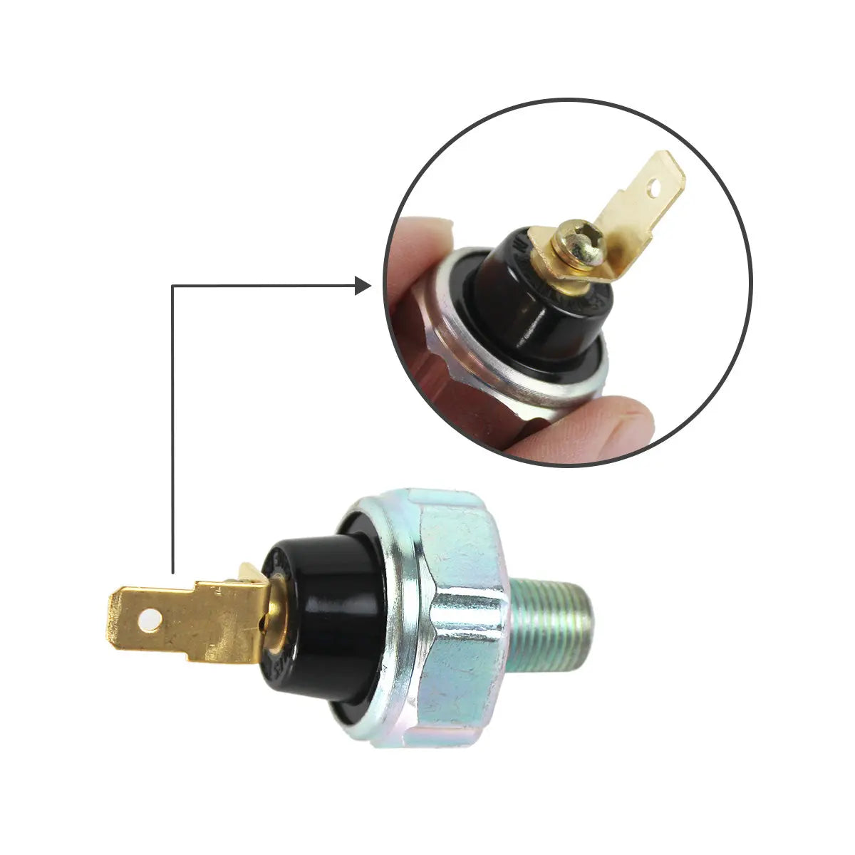 oil pressure sensor 08073-10505 for Hitachi Excavator EX200-5 - image 2