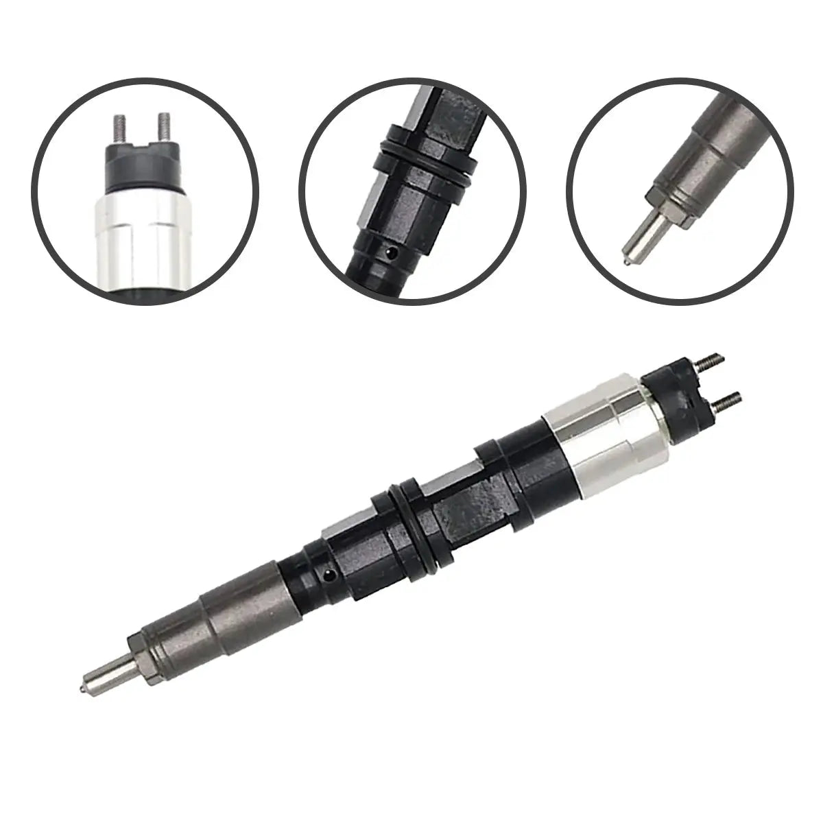 095000-6500 DZ100216 Diesel Fuel Injector Compatible with John Deere 1410D 1510E 4.5L 4045 Engines