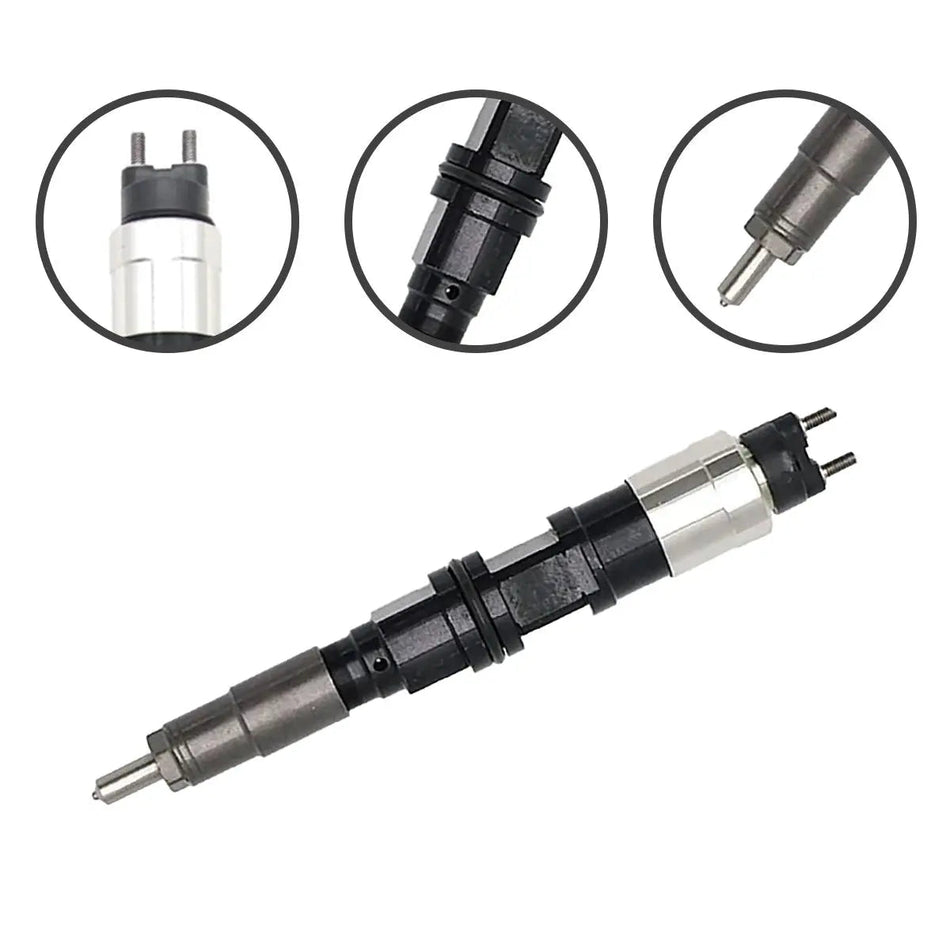 095000-6500 DZ100216 Diesel Fuel Injector Compatible with John Deere 1410D 1510E 4.5L 4045 Engines