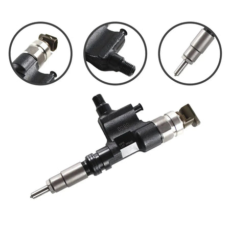 095000-6510 23670-E0080 Common Rail Fuel Injector Compatible with Hino S04C SO4C N04 Trucks
