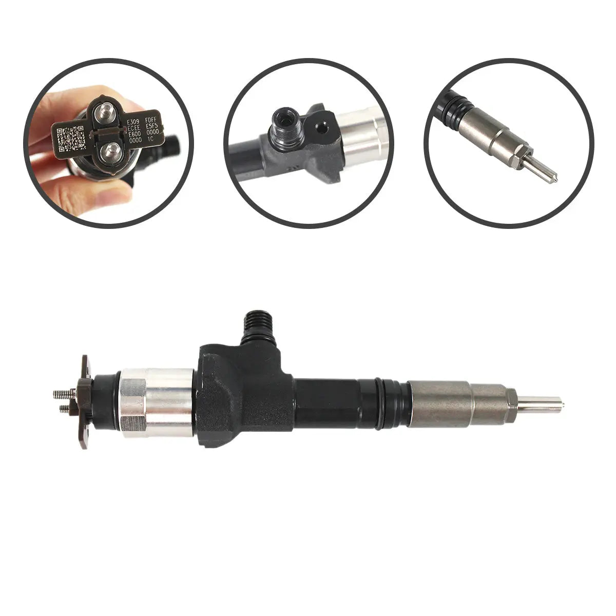 095000-6800 Fuel Injector Compatible with Kubota V3800DI Engine