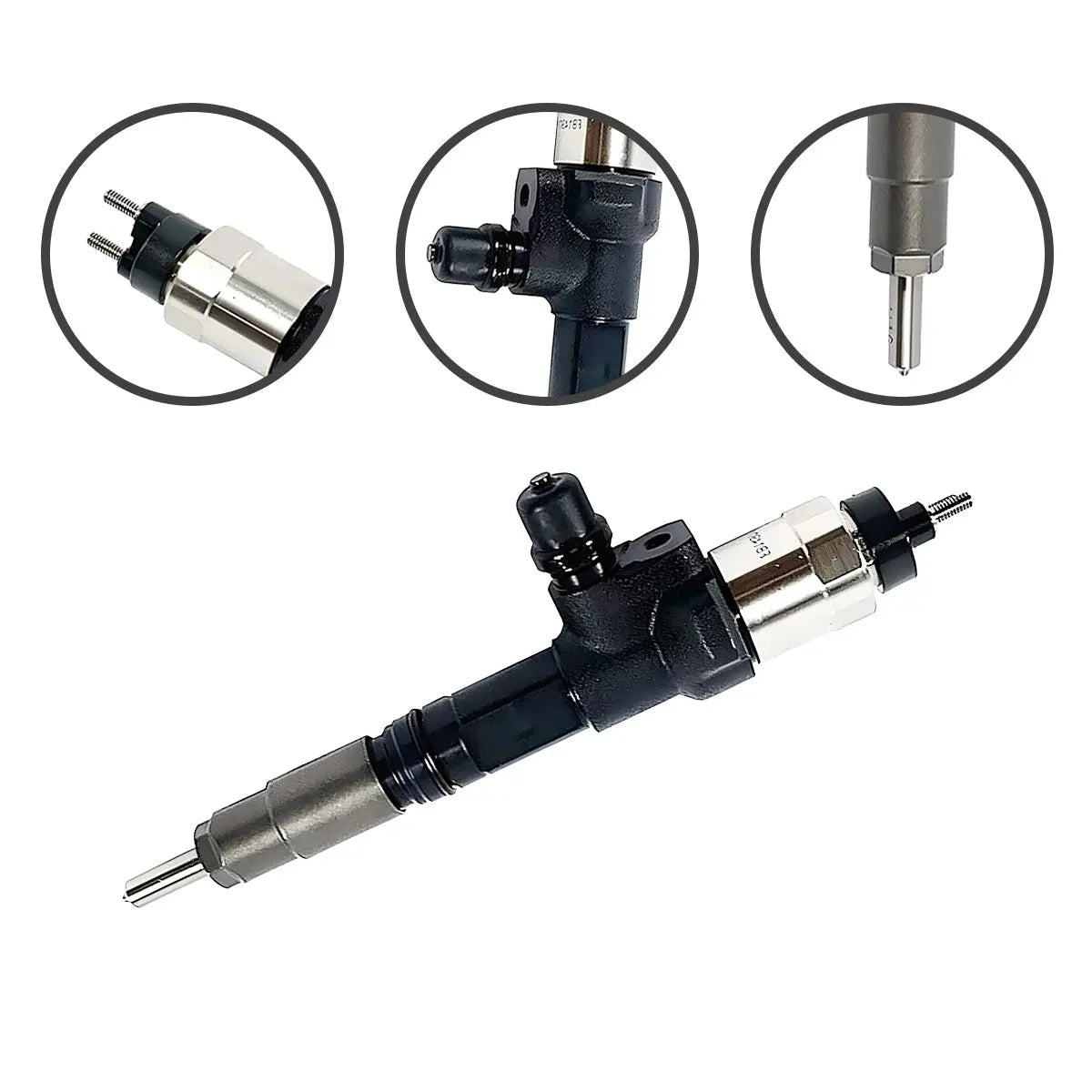 095000-9690 1J500-53051 Fuel Injector Compatible with Kubota V3800 V3800T Engine
