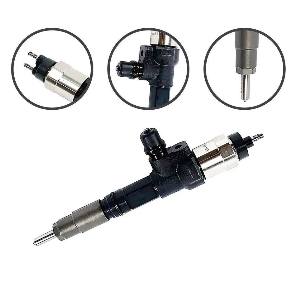 095000-9690 1J500-53051 Fuel Injector Compatible with Kubota V3800 V3800T Engine