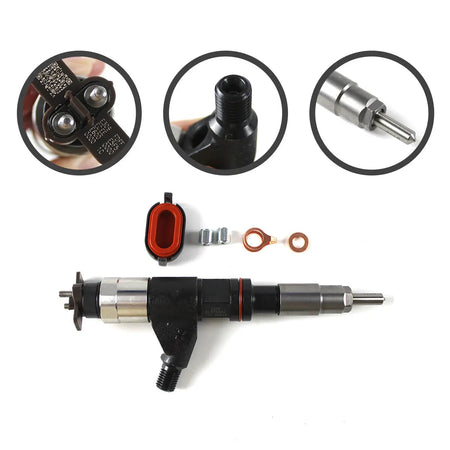 095000-6310 095000-6311 Fuel Injector Compatible with John Deere 4.5L 6.8L