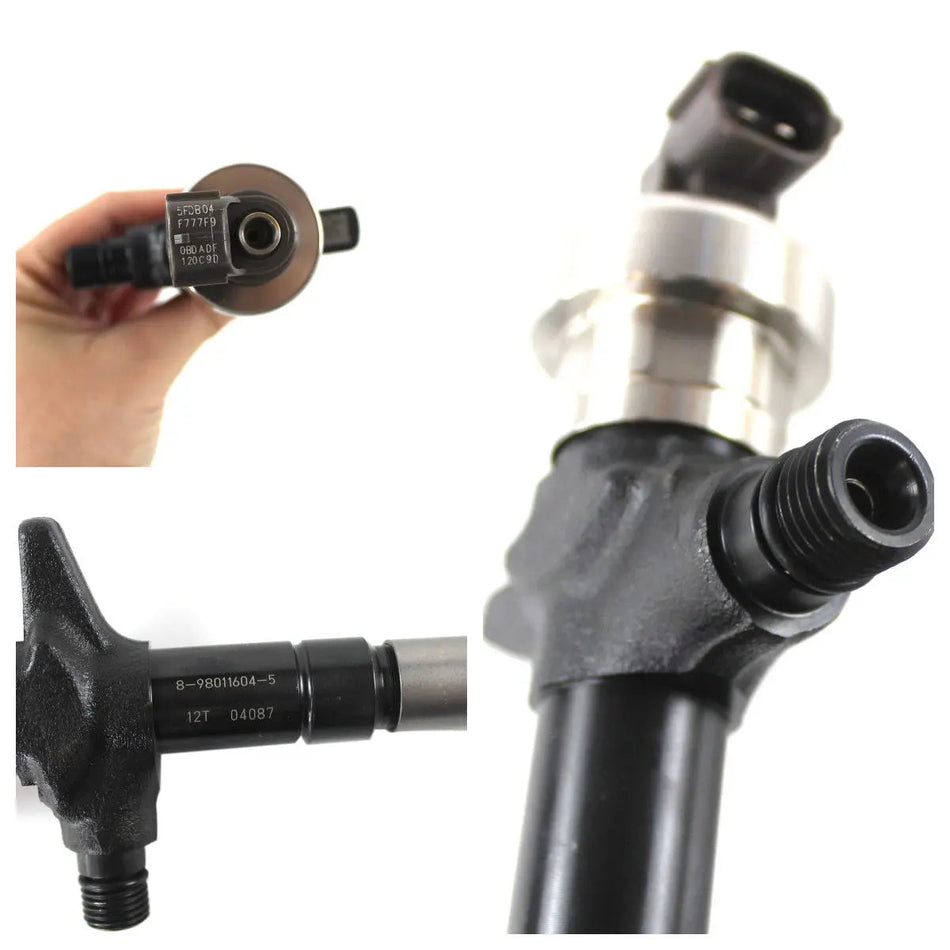 095000-6980 8-98011604-5 8-98011604-3 Diesel Fuel lnjector Compatible with ISUZU 4JJ1 Engine