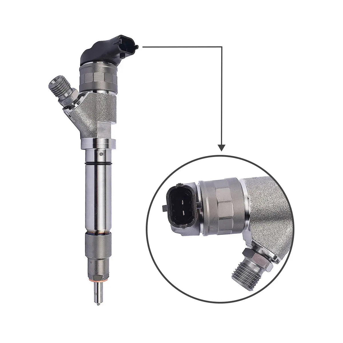 Diesel Fuel Injector 0986435521 0445120042 Compatible with 2006-2007.5 Chevy/GMC 2500/3500 Duramax LBZ 6.6L
