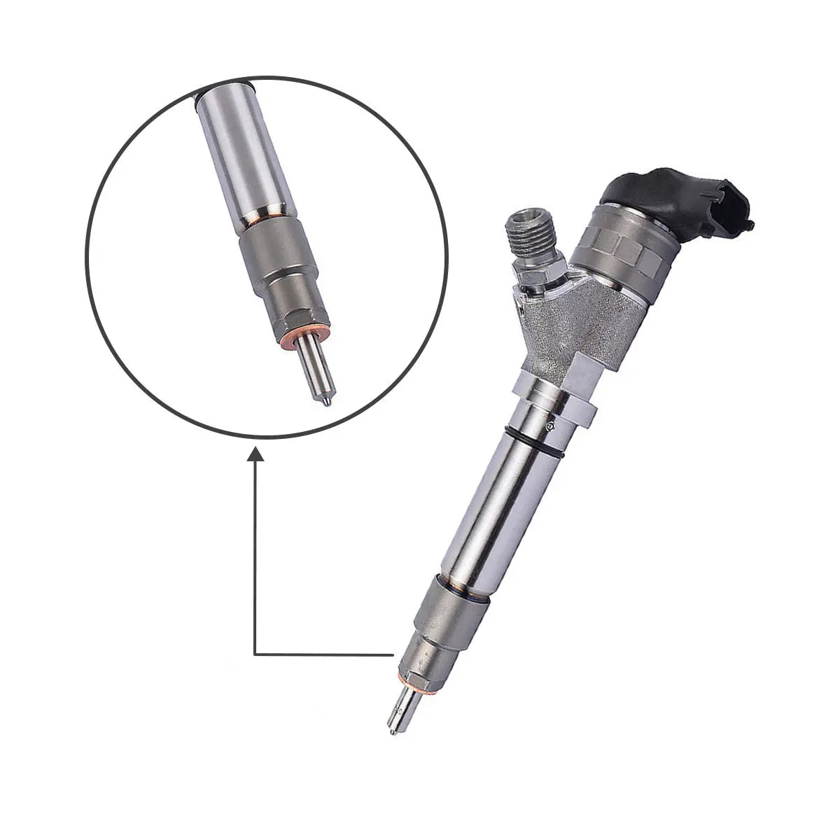 Diesel Fuel Injector 0986435521 0445120042 Compatible with 2006-2007.5 Chevy/GMC 2500/3500 Duramax LBZ 6.6L