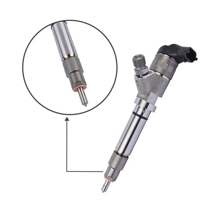 Diesel Fuel Injector 0986435521 0445120042 Compatible with 2006-2007.5 Chevy/GMC 2500/3500 Duramax LBZ 6.6L
