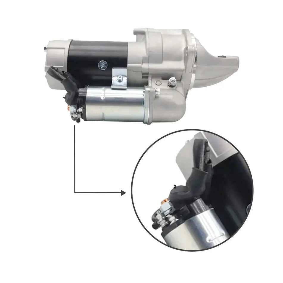 1-81100189-0 starter motor for EX200-1 SH280 6BD1 Engine - image 2