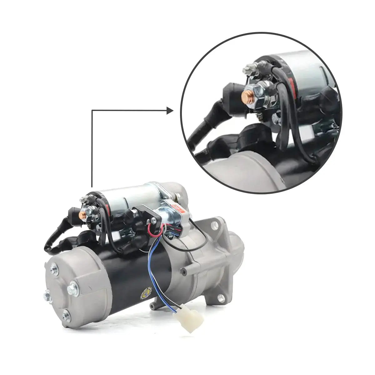 1-81100189-0 starter motor for EX200-1 SH280 6BD1 Engine - image 3