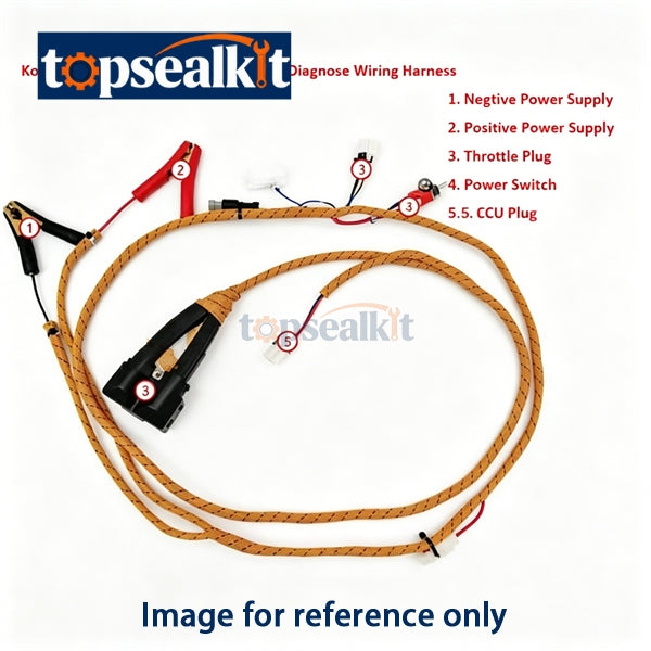 Engine Start Test Diagnosis Wiring Harness for KomatsuPC200 PC360 PC400 PC450-8