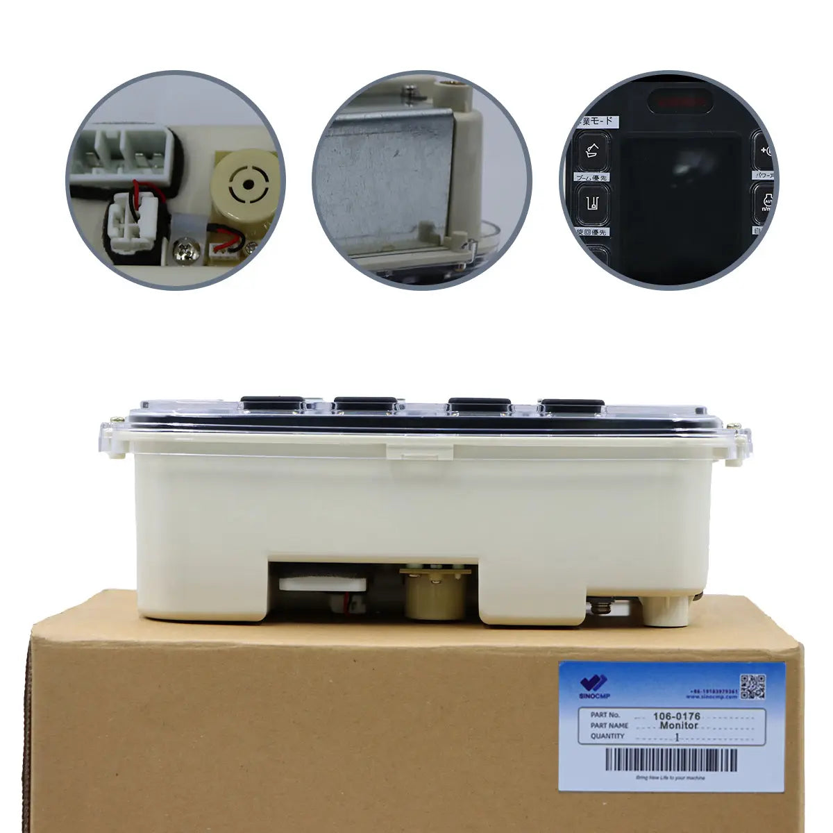 106-0176 monitor display panel for Caterpillar 311B 312B 315B 320B 322B Excavator - image 2