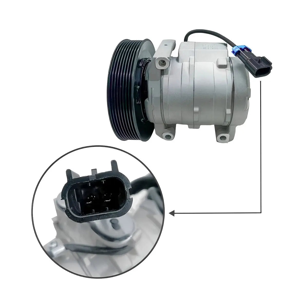 22-65771-001 8PK 12V A/C Compressor for Freightliner Cascadia 2011-2017 - image 3