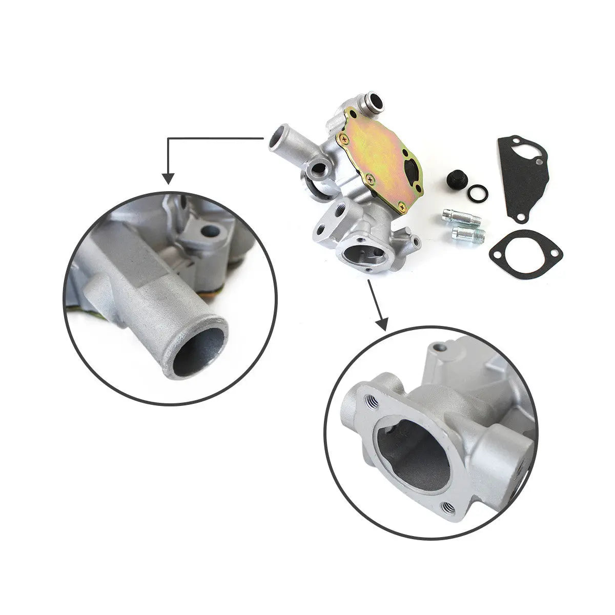 119265-42002 Water Pump for Yanmar 3D68E 3TNE68 3TNE68C Engine - image 3