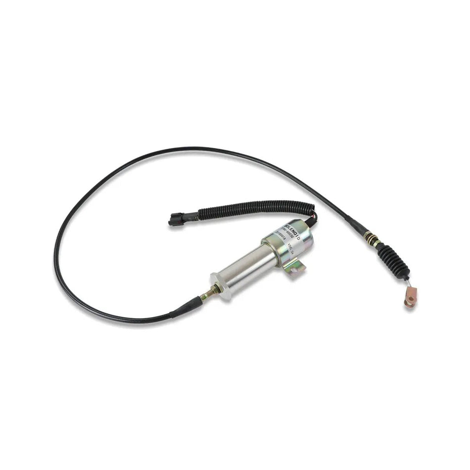 11E1-60100-24 fuel shut-off solenoid for Hyundai R210 DH220-5 Excavator