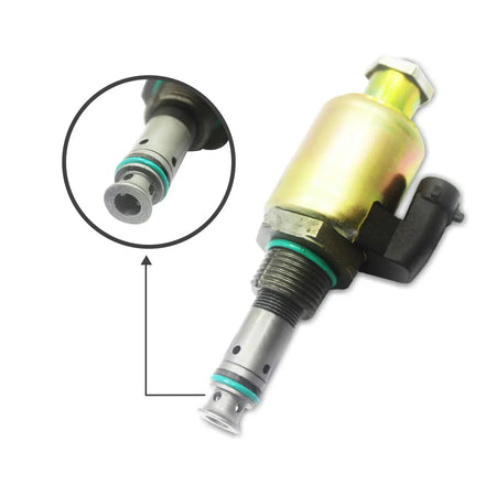 fuel shut-off solenoid 122-5053 for Caterpillar E325C 3126B 120H Excavator - image 4