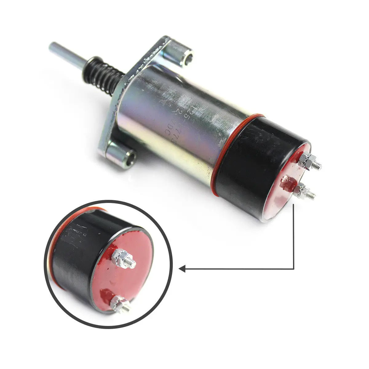 Topsealkit 125-5773 fuel shut-off solenoid, for Caterpillar 3204 3304 3304B Excavator - image 3