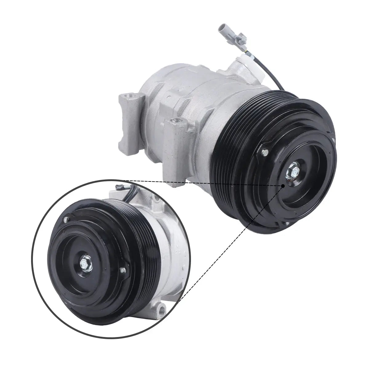447220-4713 7PK 12V A/C Compressor 10S15C for Toyota Fortuner Hilux Vigo - image 3