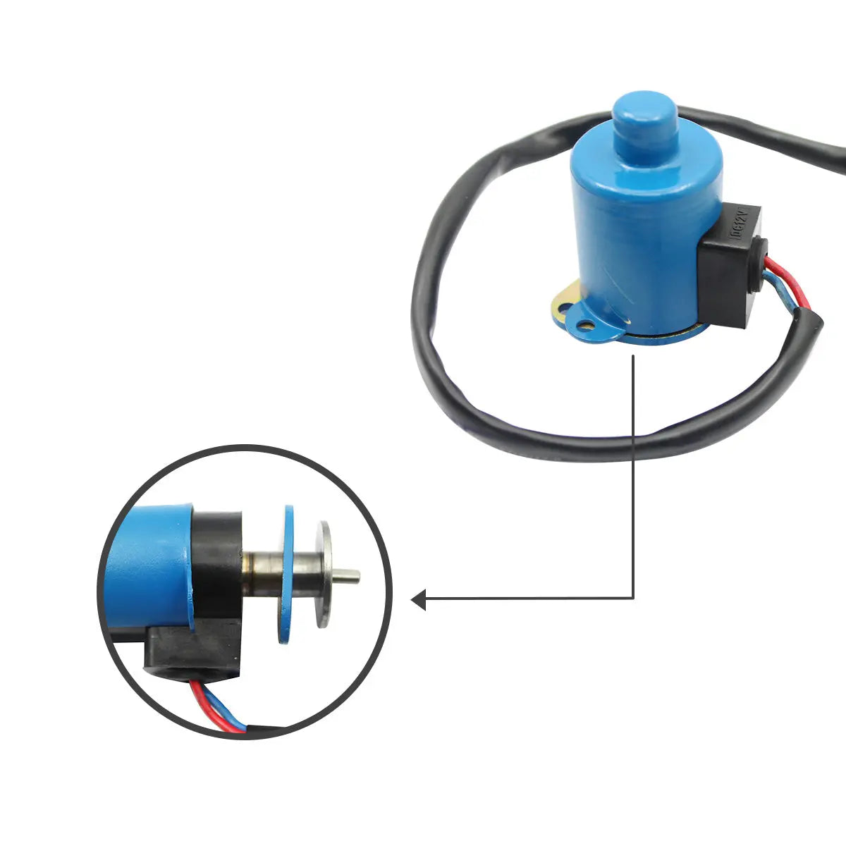 Topsealkit solenoid valve, for Komatsu PC55 PC40 Excavator - image 4