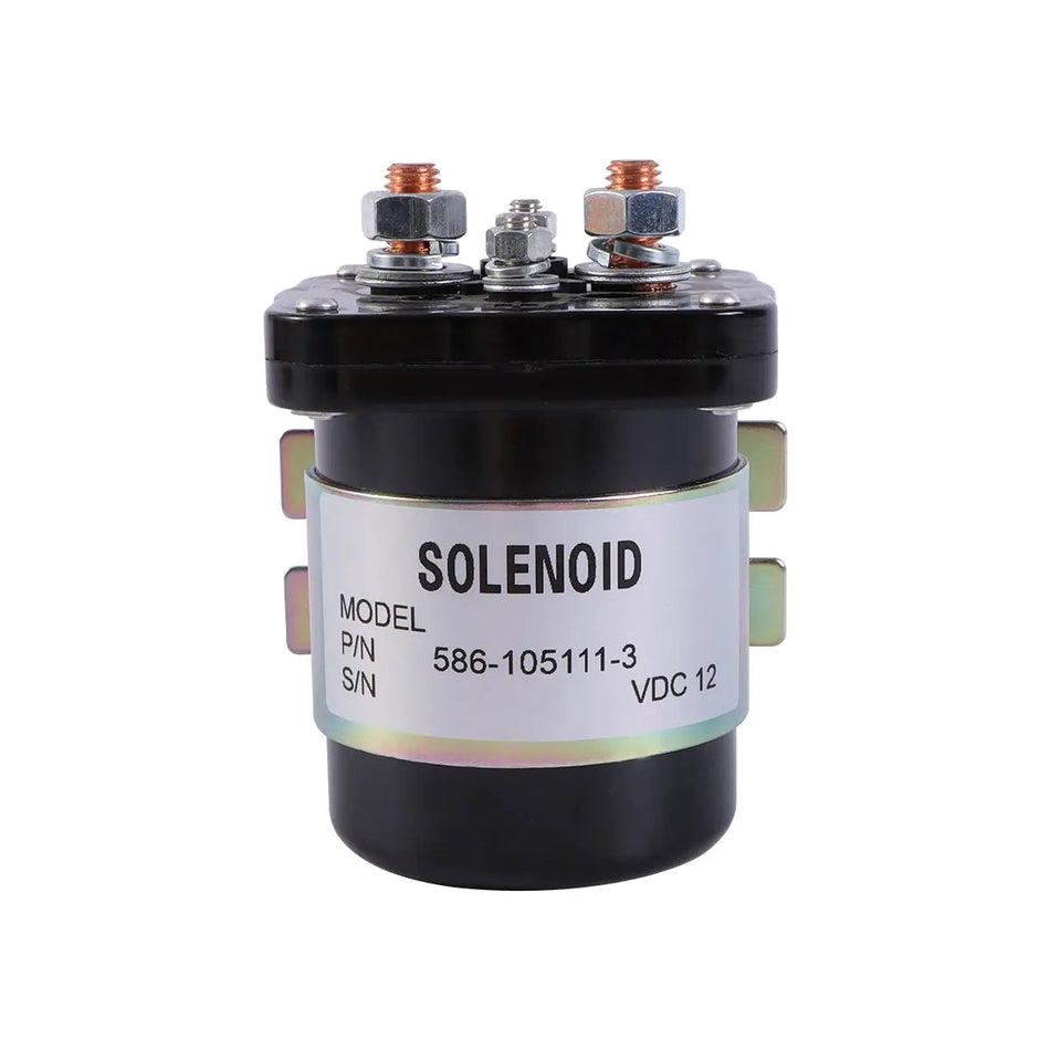 12V 200A Solenoid Relay Switch Contactor 586-105111-3 586-105111 586-902 for White Rodgers Excavator