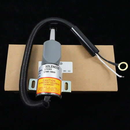 12V fuel shut off solenoid 1753ES for Takeuchi TL140 - image 2