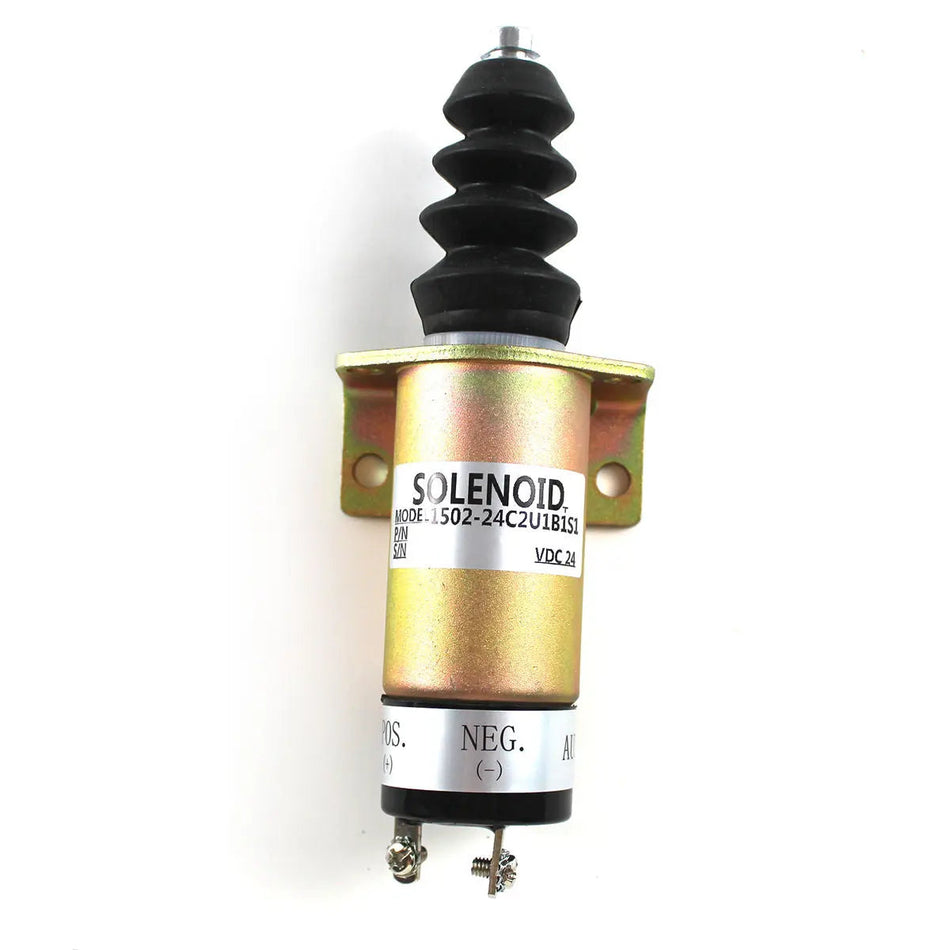 1502-24C2U1B1S1 fuel shut-off solenoid for Woodward Diesel Fuel Engine