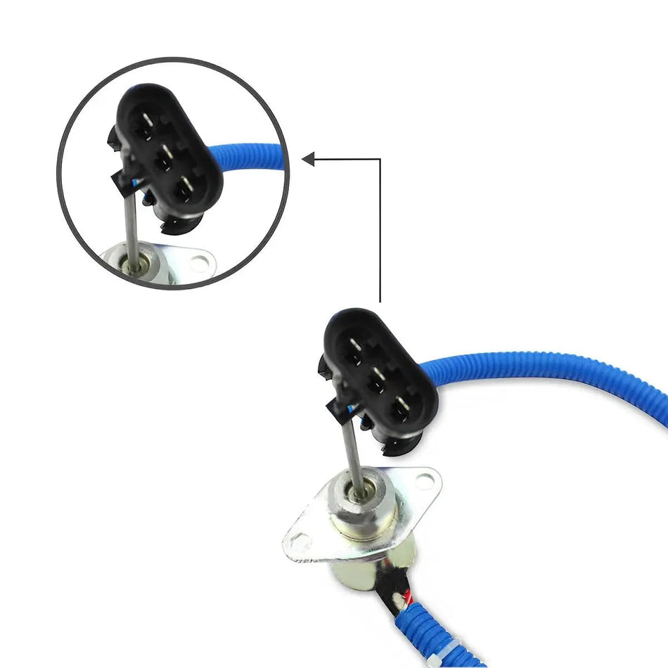 fuel shut-off solenoid 1503ES-12A5SUC9S for Kubota Engine - image 2