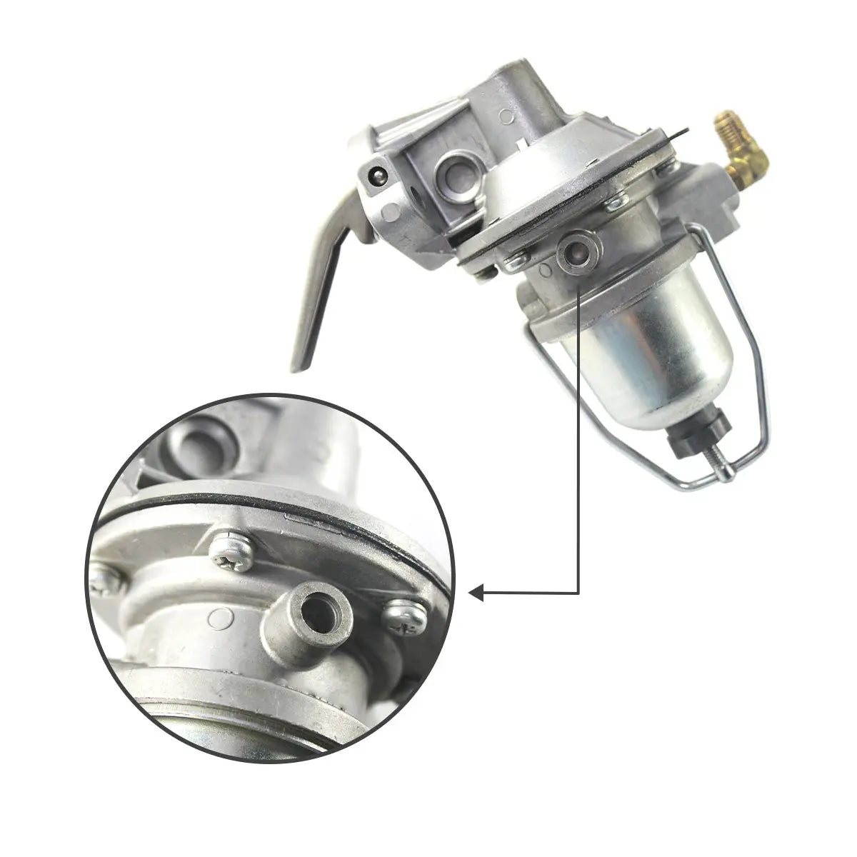 17010-50K00 fuel pump for Nissan Engine H15 H20II H25II K15 K21 K25 TCM Forklift - image 4