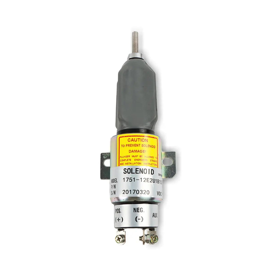 fuel shut-off solenoid 1751-12E2U1B1S1A for Cummins Woodward Genie Excavator