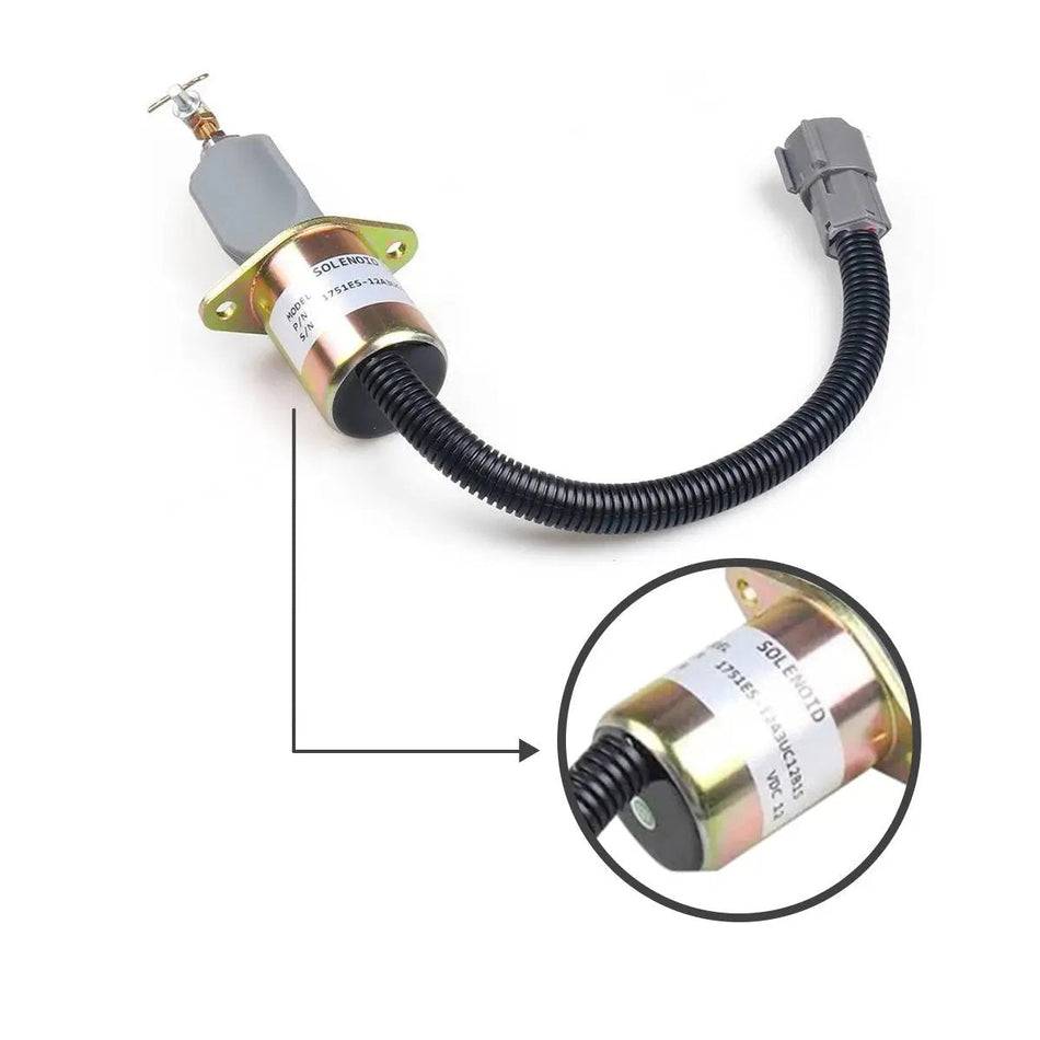 solenoid valve 129953-77811 for Hyundai R55-7 R60-5 Volvo EC55 ECR88 - image 2