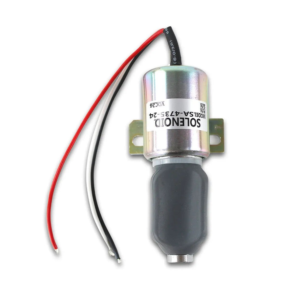 fuel shut-off solenoid SA-4735-24 for Hyundai R200-5 Excavator