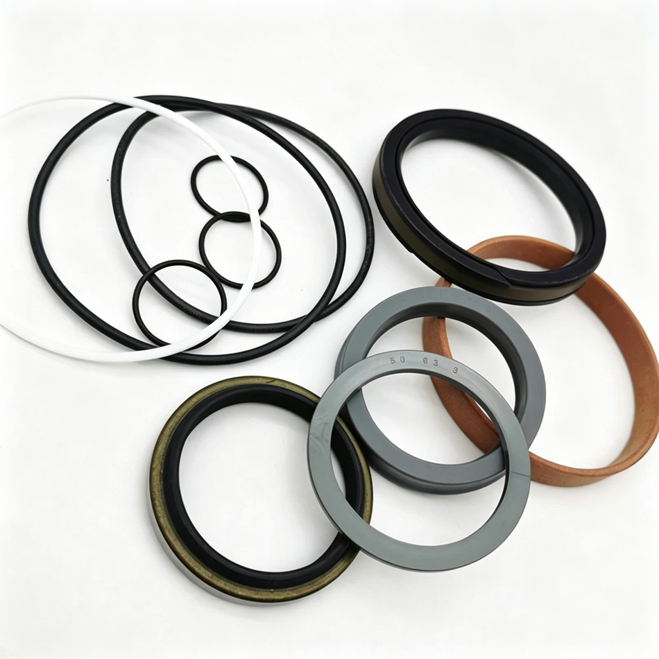 Hydraulic Cylinder Seal Kit Compatible with Komatsu GD675-3A Motor Grader - Articulate Cylinder Rebuild Repair Kit Replace OEM 707-98-25680 707-00-0C180