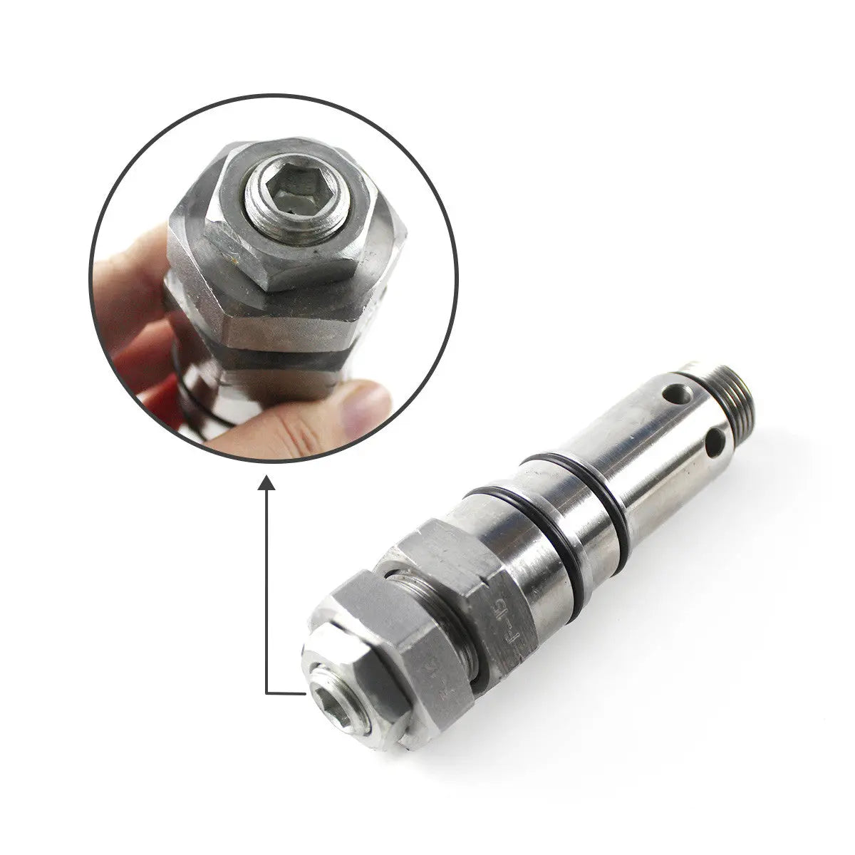 Topsealkit 19-5338 main relief valve, for Caterpillar Excavator 320C - image 2