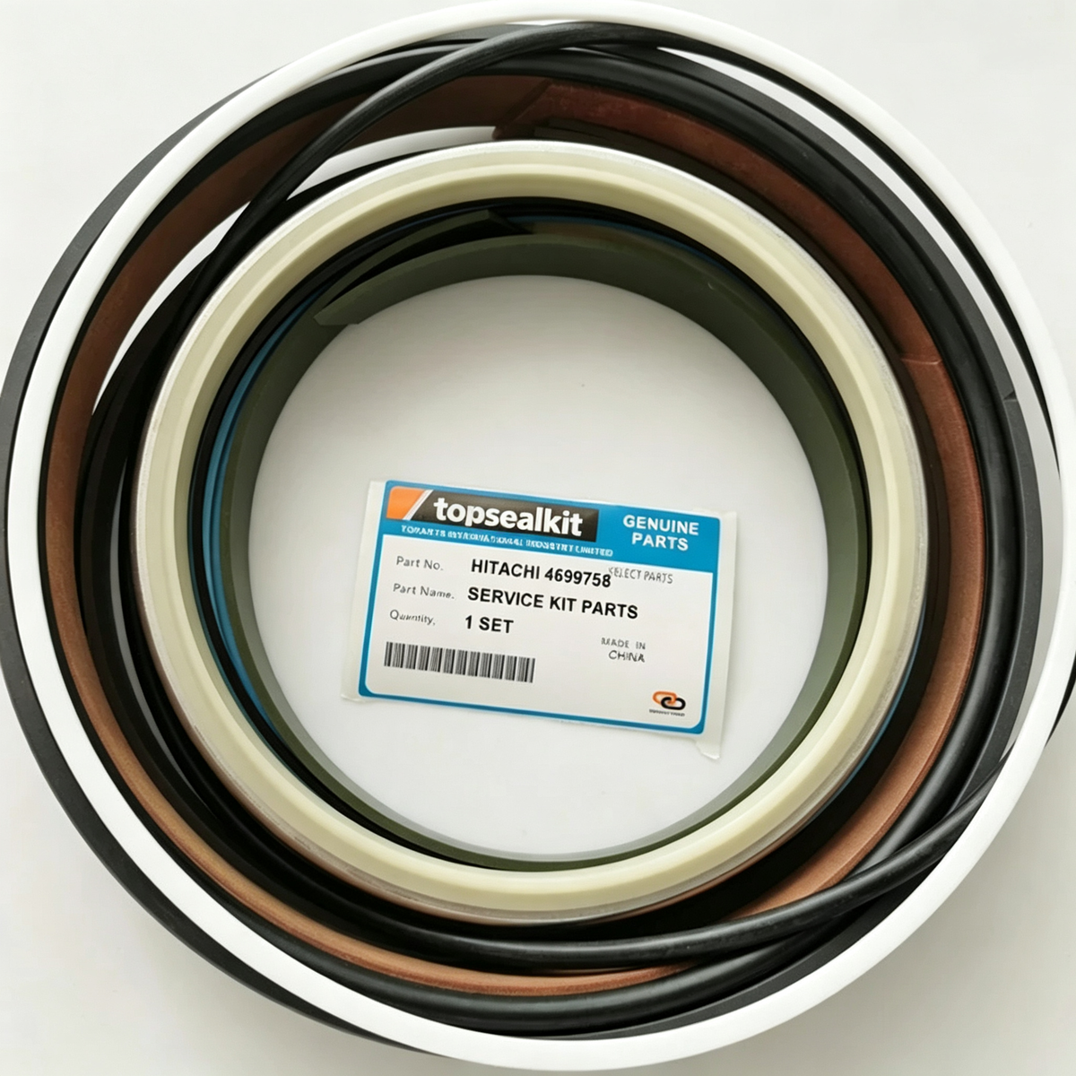 Hitachi, Hitachi EX1200-6, EX1200-6, Bucket Cylinder Seal Kit, Hydraulic Cylinder Seal Kit, Excavator Seal Kit, Boom Cylinder Seal Kit, Arm Cylinder Seal Kit, Hitachi Excavator Parts, Heavy Machinery Parts, Oil Seal, O Ring Kit, 4699758 4707195 4717147