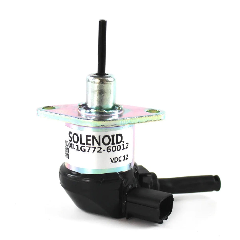 1G772-60012 fuel shut-off solenoid for Kubota V3300 Excavator