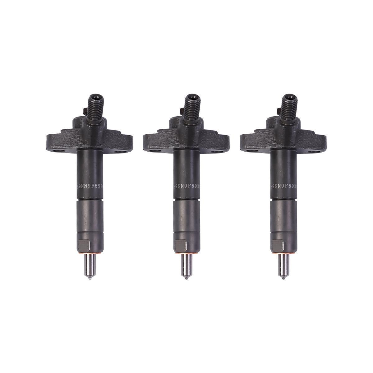 /3PCS Fuel Injector E9NN9F593CA Compatible with Ford New Holland 250C 260C 3230