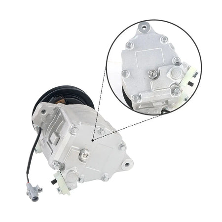 447200-9883 A/C Compressor 1PK 12V for Daihatsu Cuore L701 - image 3