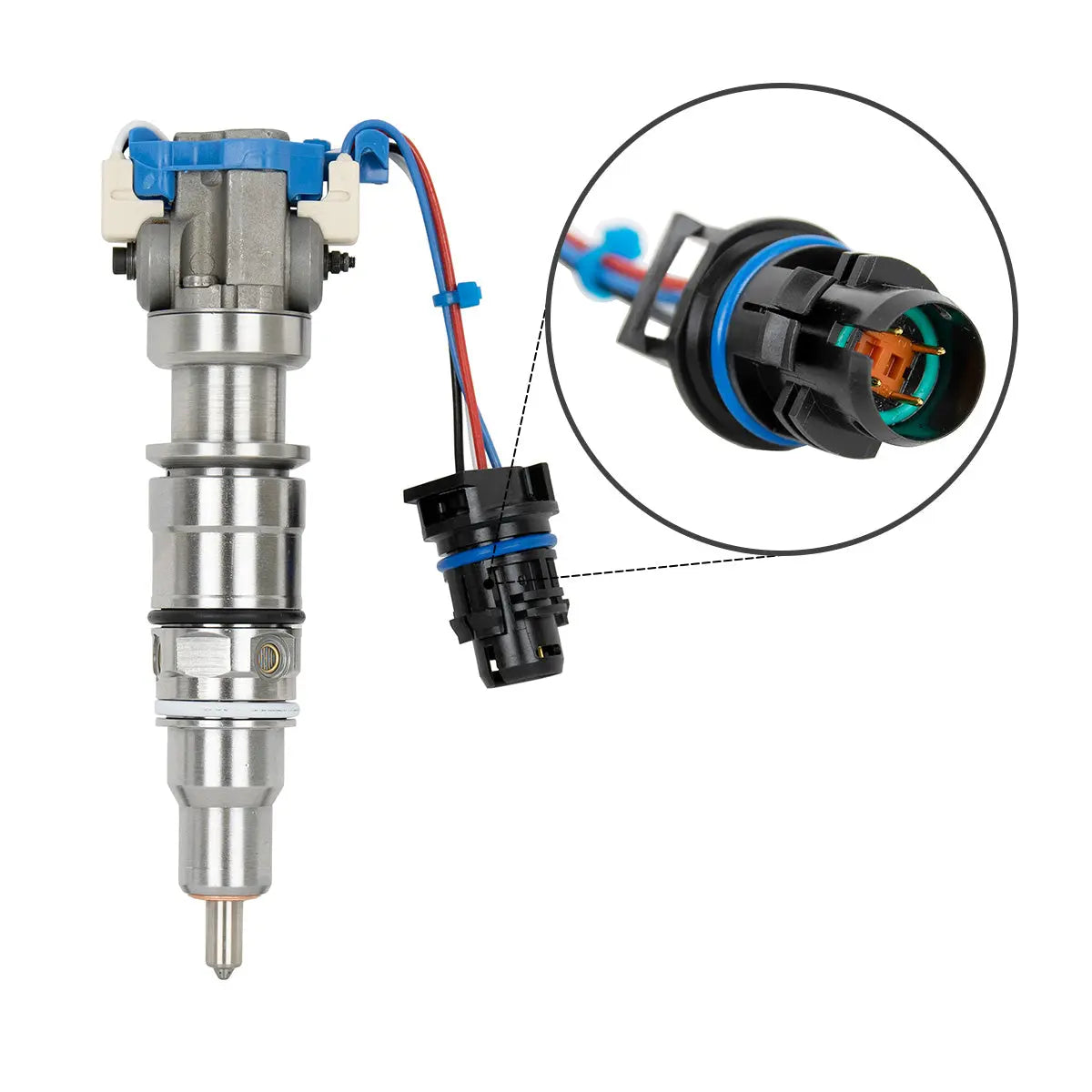Reman Fuel Injectors 4C3Z-9E527-BRM Compatible with /8PCS 2003-2007 Ford 6.0L Powerstroke PS