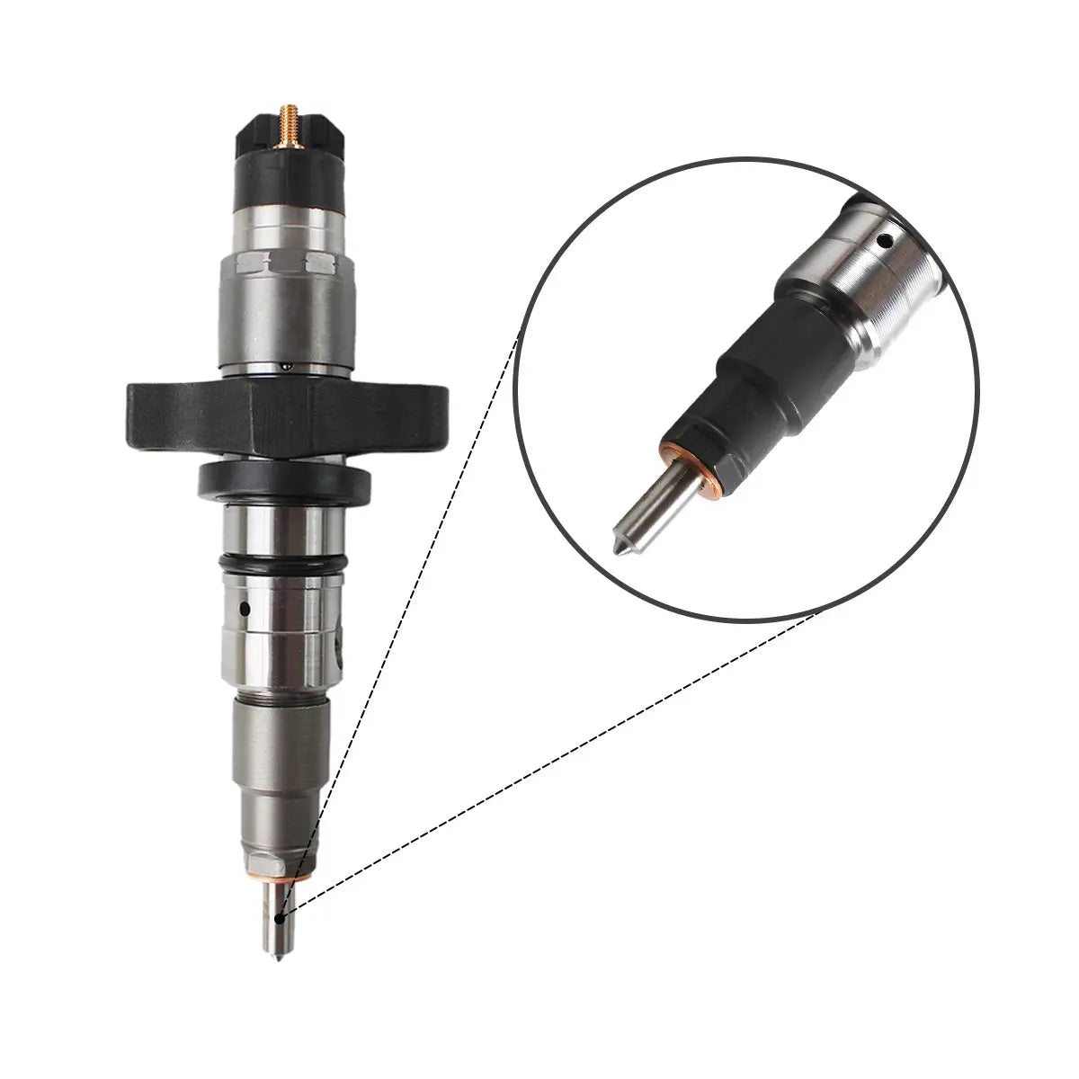 Common Rail Fuel Injector 0445120103 Diesel Compatible with 2004.5-2007 Dodge Ram 2500 3500 4500 5500 Pickup Cummins 5.9L